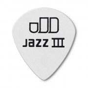 4781 Tortex White Jazz III Коробка медиаторов, 6 толщин, 216шт, Dunlop