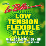 LTF-5A Low Tension Flexible Flats Комплект струн для 5-струнной бас-гитары, сталь, 42-118, La Bella