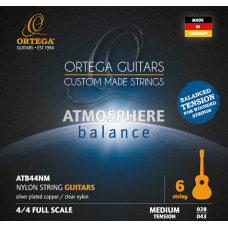 ATB44NM Atmosphere Balance Комплект струн для классической гитары, среднее натяжение, Ortega