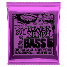 Струны Ernie Ball Power Slinky Bass 5-string 50-135 (2821)