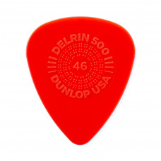 Медиаторы Dunlop Prime Grip Delrin 500 12шт, толщина 0,46мм (450P.46) 