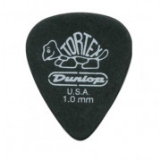 488P1.0 Tortex Pitch Black Standard Медиаторы 12шт, толщина 1,00мм, Dunlop