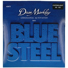 DM2673 Blue Steel Комплект струн для бас-гитары, сталь, 46-102, Dean Markley