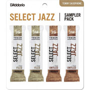 DSJ-K3S Select Jazz Набор тростей для саксофона тенор, размер 3S-3M, 4шт, Rico