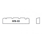 NTB-03 Верхний порожек для бас-гитары, латунь, Hosco