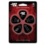 Набор медиаторов Planet Waves, Joe Satriani, чёрные, 0,71 мм, 10 шт. (1CBK4-10JS) 
