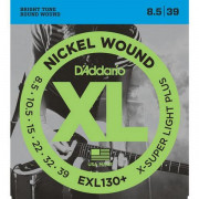 Струны D'Addario Nickel Wound 8.5-39 (EXL130+)