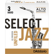 RRS10ASX3H Select Jazz Трости для саксофона альт, размер 3, жесткие (Hard), 10шт, Rico