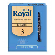 RBB1030 Royal Трости для кларнета Eb, размер 3.0, 10шт, Rico