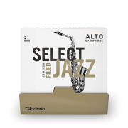 RSF01ASX2H-B25 Select Jazz Трости для саксофона альт, размер 2, жесткие (Hard), 25шт, Rico