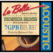 7GPB Комплект струн для акустической гитары 12-56 La Bella