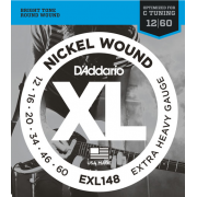 Струны D'Addario Nickel Wound 12-60 (EXL148XL)