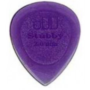 Медиатор Dunlop Stubby фиолетовый 2.0мм. (474R2.0)