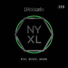 NYNW056 NYXL Отдельная струна для электрогитары, никелированная, 056, D'Addario