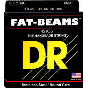 FB-45 Fat-Beams Комплект струн для бас-гитары, сталь, Medium, 45-105, DR