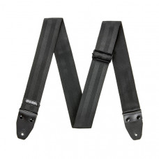 DST70-01BK Deluxe Seatbelt Ремень для гитары, черный, Dunlop