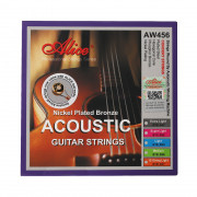 AW456-L Комплект струн для акустической гитары, никелированная бронза, 12-53, Alice