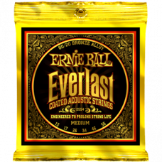 Струны Ernie Ball Everlast Coated 80/20 Bronze Acoustic 13-56 (2554)