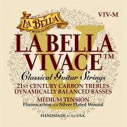 VIV-M Комплект струн для классической гитары, карбон/посеребренные, среднее натяжение, La Bella