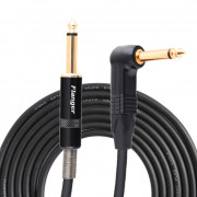 Инструментальный кабель Flanger Super Silent, Jack 6.3 с угловым коннектором, 3м (FLG-002) 