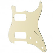 MX2248CM Защитная накладка электрогитары Fender Stratocaster HH, 3 слоя, кремовая, Musiclily