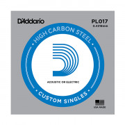 Струна D`Addario для гитары .017, сталь (PL017) 