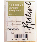 DLR0235 Reserve Трости для саксофона баритон, размер 3.5, 2шт, Rico