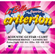 C520T Criterion Комплект струн для акустической гитары 010-050 La Bella