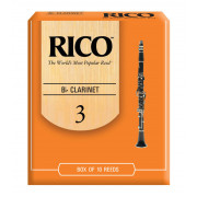 Трости для кларнета Bb Rico, размер 3.0, 10шт в упаковке (RCA1030) 