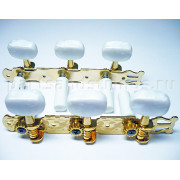 Колки Jinho (Guitar Technology), 3+3 планка, для классической гитары, 35мм, золото (JC78G)