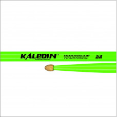 7KLHBGN5A 5A Барабанные палочки, граб, флуоресцентные ярко-зеленые, Kaledin Drumsticks