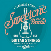 1S-BULK Sweetone Струны для классической гитары, 5 комплектов, посеребренные, La Bella