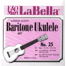 25-BARITONE Комплект струн для укулеле баритон LaBella
