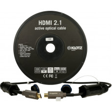 FOAUHR020 Кабель HDMI оптический, 20 м, армированный, Klotz