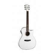 GA5F-WH Grand Regal Series Электро-акустическая гитара, с вырезом, белая, Cort