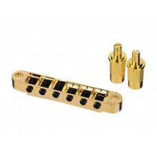 Бридж Tune-O-Matic Wilkinson M Series, золото (WOGB2-GD) 