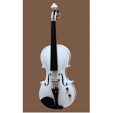 V100E-WH Electric Скрипка со звукоснимателем, размер 4/4, белая, Hora