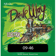 NR-CL Drive Way Комплект струн для электрогитары, никель, Custom Light, 9-46, Мозеръ