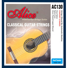 AC130-H Комплект струн для классической гитары, нейлон, посеребренная медь [12] Alice