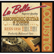 RESN-1856 Pure Nickel G Комплект струн для резонаторной гитары, никель, 18-56, La Bella
