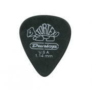 488P1.14 Tortex Pitch Black Standard Медиаторы 12шт, толщина 1,14мм, Dunlop