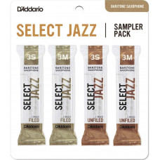 DSJ-L3S Select Jazz Набор тростей для саксофона баритон, 3S-3M, 4шт, Rico