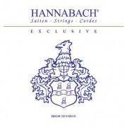 EXCLHT Exclusive Blue Комплект струн для классической гитары, сильное натяжение, Hannabach
