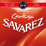 510CR New Cristal Cantiga Комплект струн для классической гитары, норм.натяжение, посеребр, Savarez