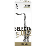 RSF05TSX3S Select Jazz Трости для саксофона тенор, размер 3, мягкие (Soft), 5шт, Rico