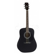 Акустическая гитара Parkwood, цвет черный, с чехлом (W81-BKS)