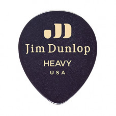 485P03HV Black Teardrop Медиаторы, 12шт, капля, толстые, Dunlop