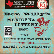 RWN1046 Rev. Willy's Lottery Комплект струн для электрогитары, никелированные, Medium, 10-46, Dunlop