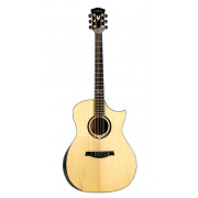 GA680TAK-NAT Электро-акустическая гитара, с вырезом, цвет натуральный, Parkwood
