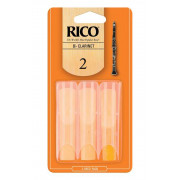 RCA0320 Rico Трости для кларнета Bb, размер 2.0, 3шт, Rico